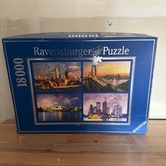 Ravensburger Other - Ravensburger Puzzle 18000 Pieces Skylines of the World Not Complete 3 Of 4 Bags